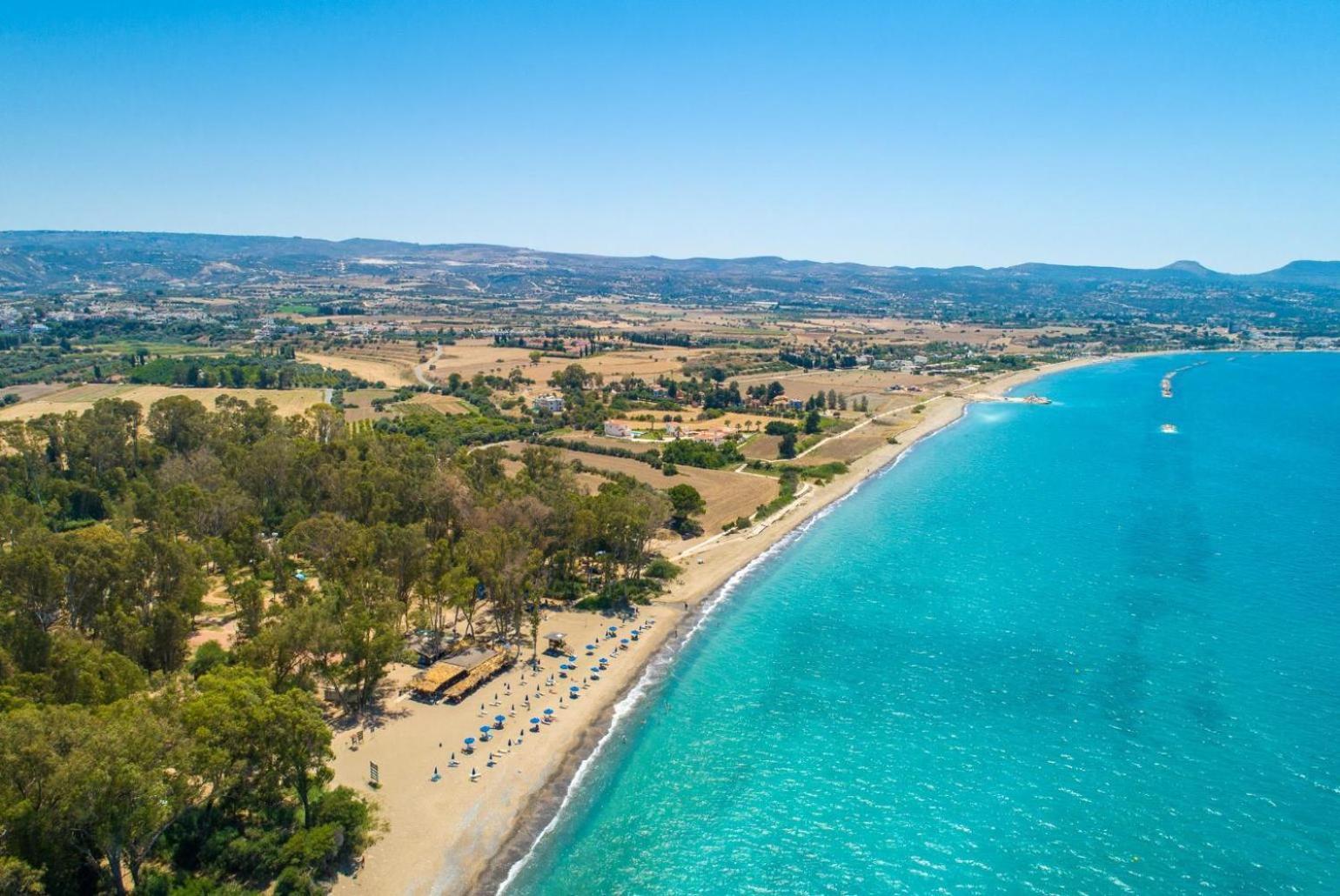 Sun Beach Villa Thio Polis Eksteriør billede