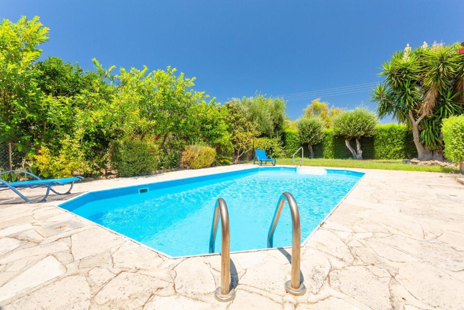 Sun Beach Villa Thio Polis Eksteriør billede