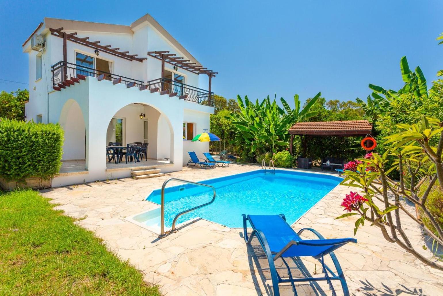 Sun Beach Villa Thio Polis Eksteriør billede